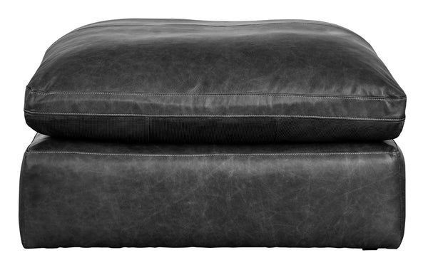 Emilia Black Leather 5pc Modular Sectional Living Room Set