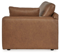 Emilia Caramel 3-Piece Sectional and 2 Ottomans