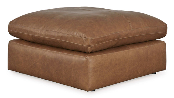 Emilia Caramel Leather 7pc Modular Sectional