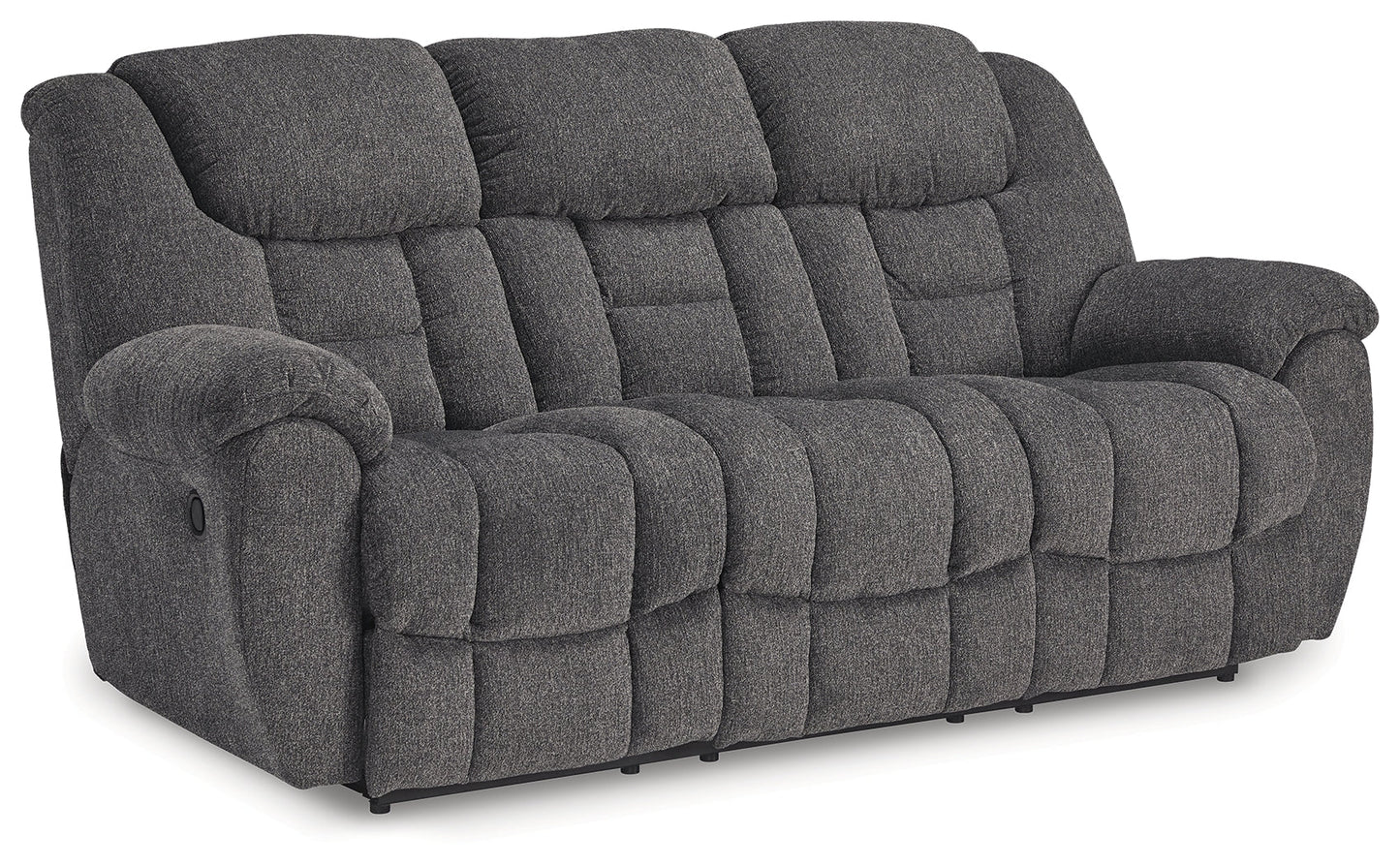 Foreside Charcoal Reclining Sofa and Loveseat