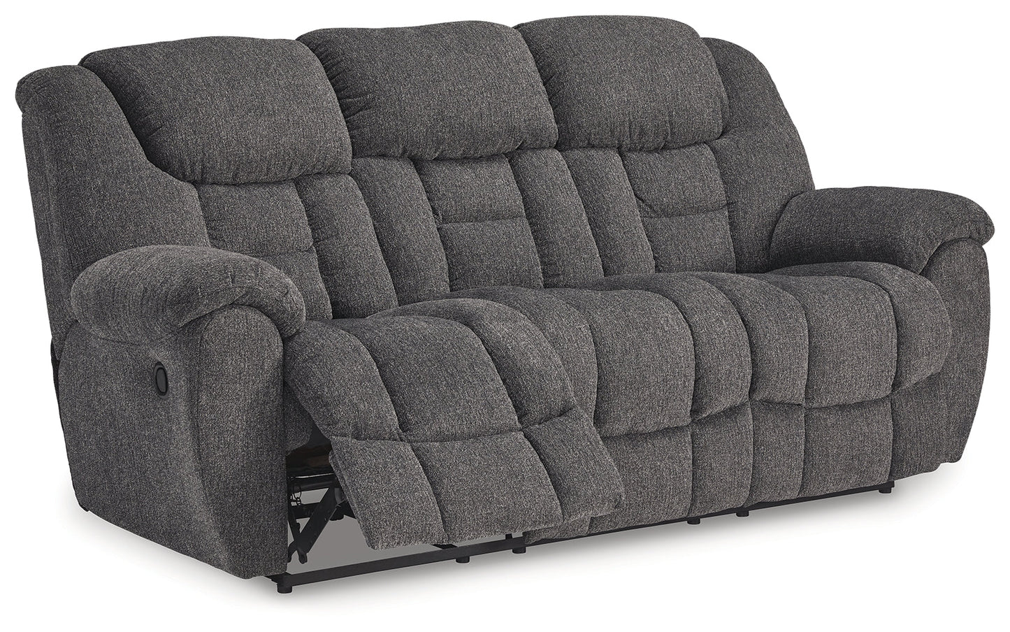 Foreside Charcoal Reclining Sofa and Loveseat