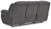 Foreside Charcoal Reclining Sofa and Loveseat