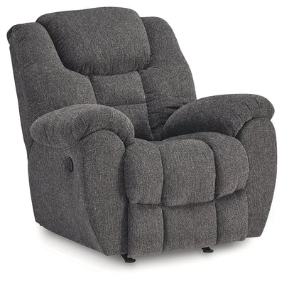 Foreside Charcoal Rocker Recliner