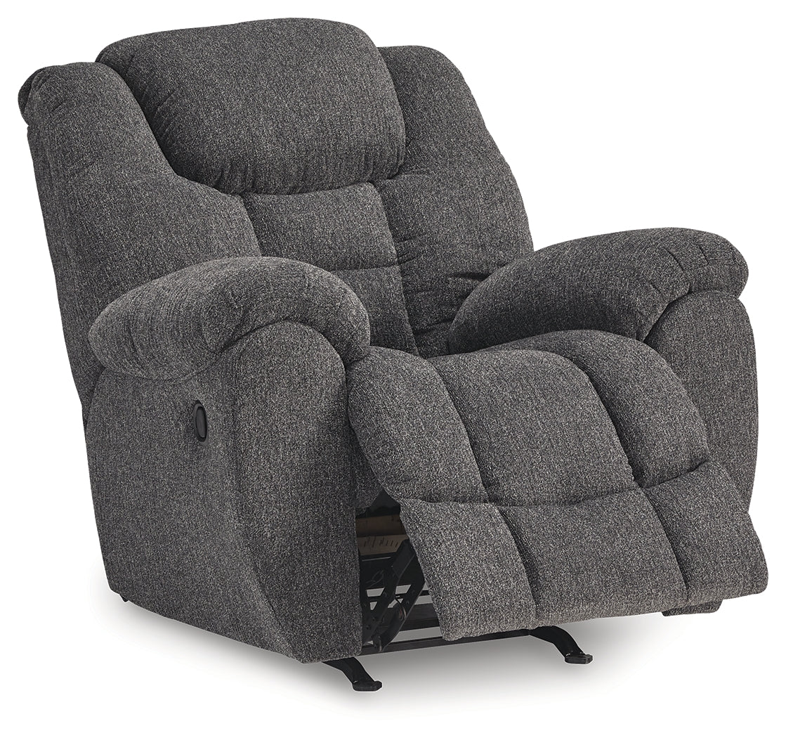 Foreside Charcoal Rocker Recliner