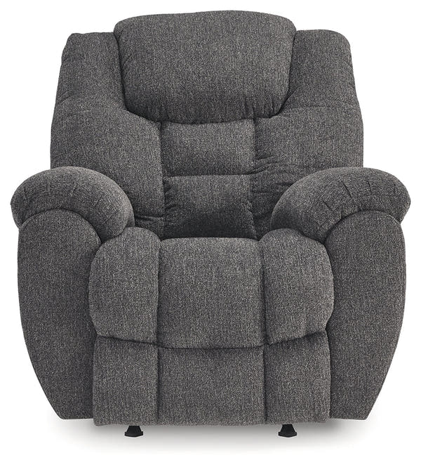 Foreside Charcoal Rocker Recliner