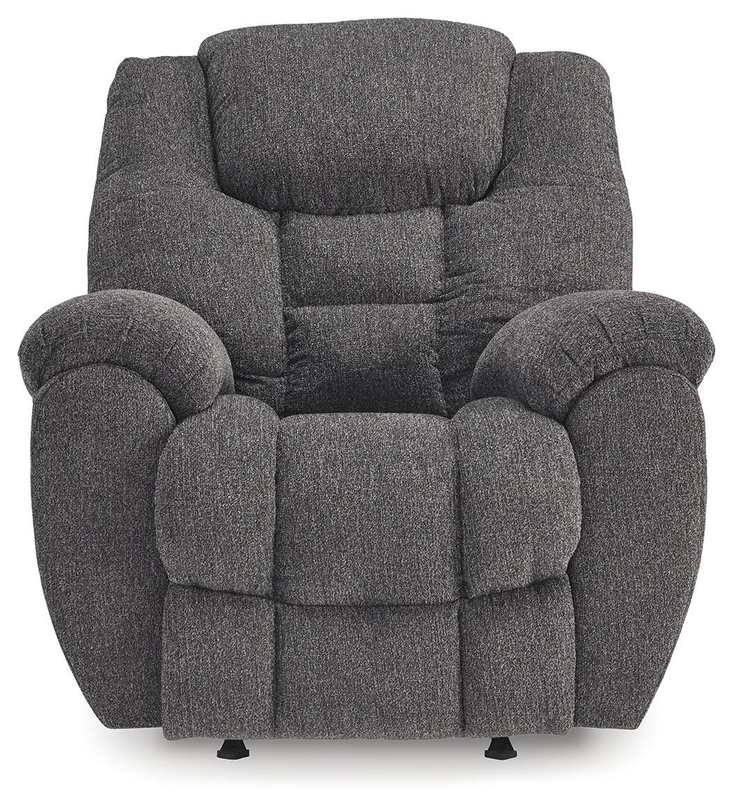 Foreside Charcoal Rocker Recliner