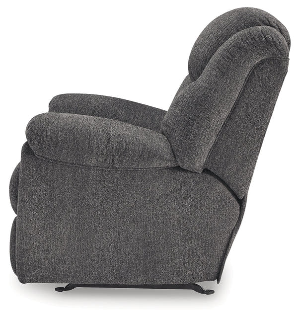 Foreside Charcoal Rocker Recliner