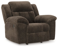 Frohn Chocolate Reclining Loveseat and Recliner