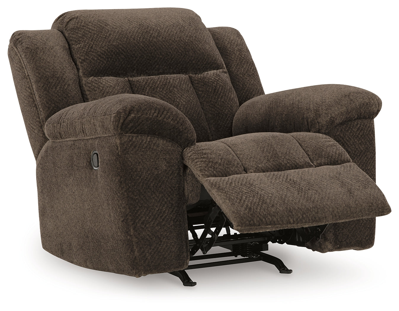 Frohn Chocolate Reclining Loveseat and Recliner
