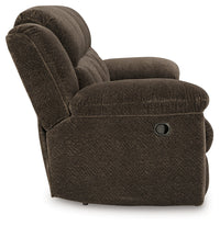 Frohn Chocolate Reclining Sofa and Loveseat