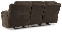 Frohn Chocolate Reclining Sofa, Loveseat and Recliner