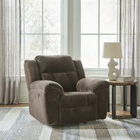 Frohn Chocolate Reclining Sofa, Loveseat and Recliner
