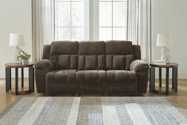 Frohn Chocolate Reclining Living Room Set