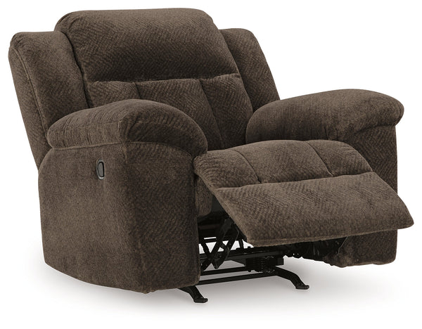 Frohn Chocolate Rocker Recliner