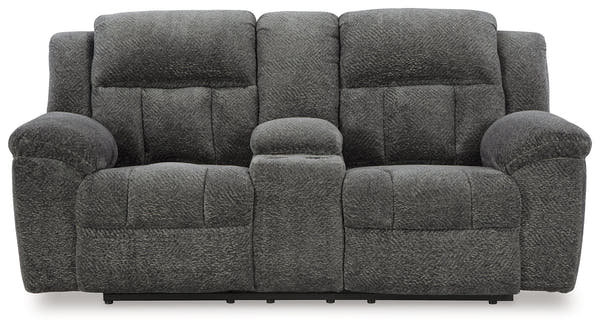 Frohn Graphite Reclining Loveseat & Recliner