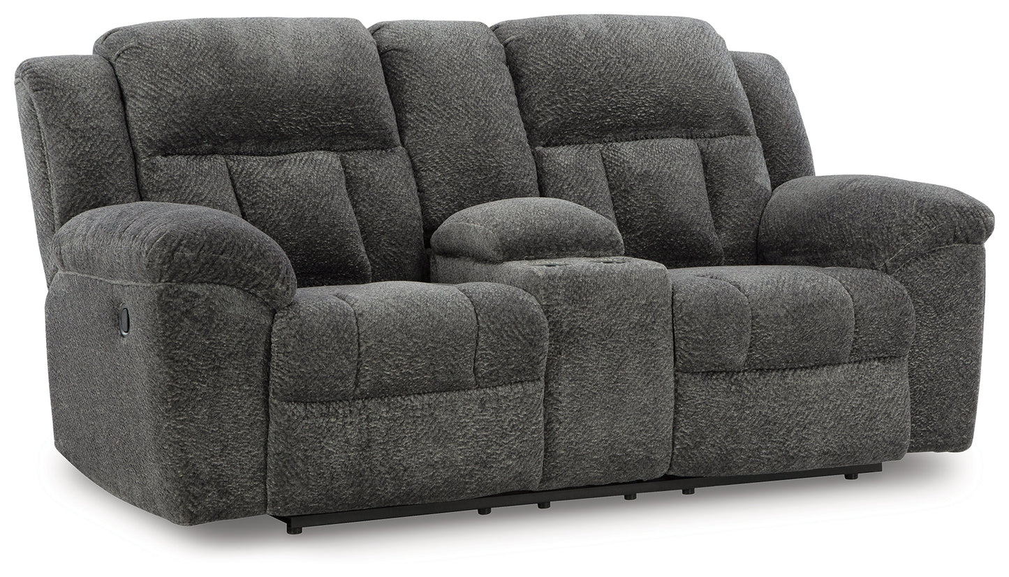 Frohn Graphite Reclining Loveseat & Recliner