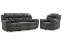 Frohn Graphite Reclining Sofa & Recliner
