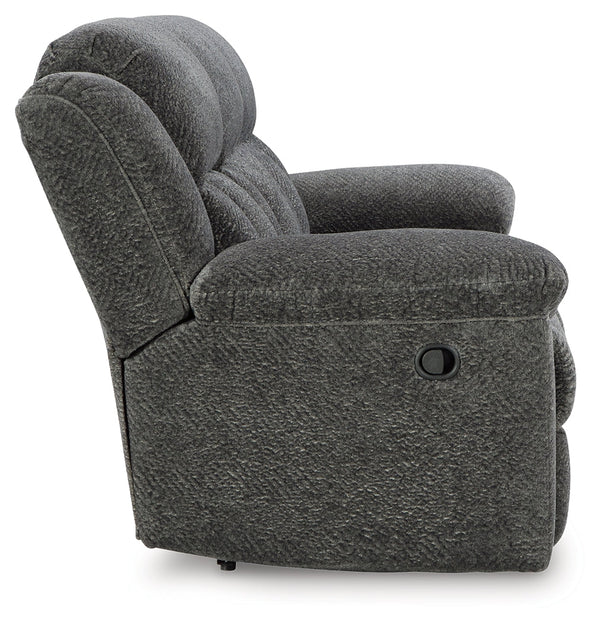 Frohn Graphite Reclining Sofa and Loveseat