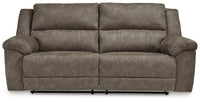 Laresview Fossil Reclining Sofa and Loveseat
