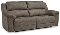 Laresview Fossil Reclining Sofa and Loveseat