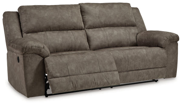 Laresview Fossil Reclining Sofa and Oversized Recliner