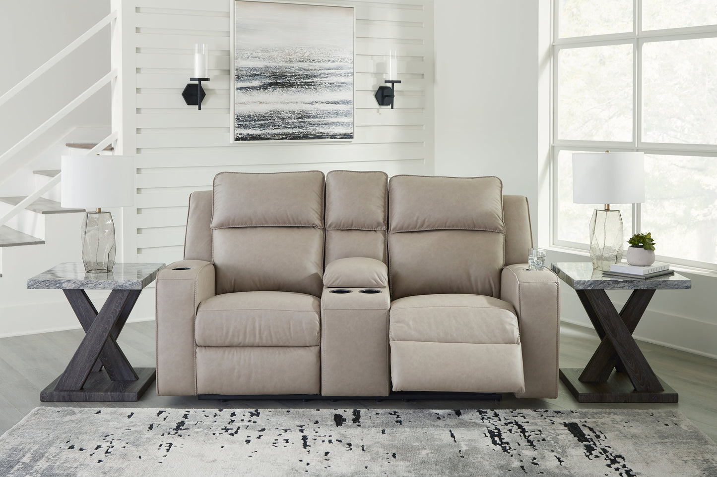 Lavenhorne Pebble Reclining Loveseat and Recliner