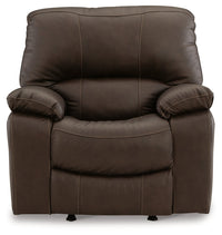 Leesworth Dark Brown Power Rocker Recliner