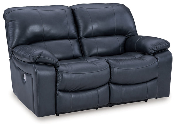 Leesworth Dark Brown Reclining Living Room Set