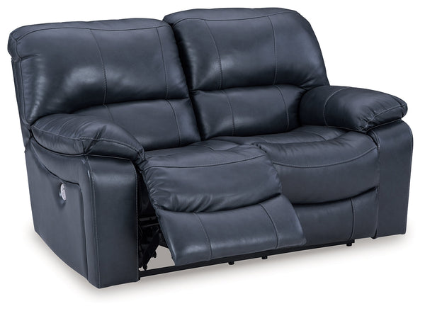 Leesworth Dark Brown Reclining Living Room Set