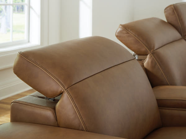 Magic Man Caramel Reclining Modular Sectional