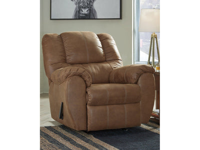McGann Faux Leather Manual Rocker Recliner