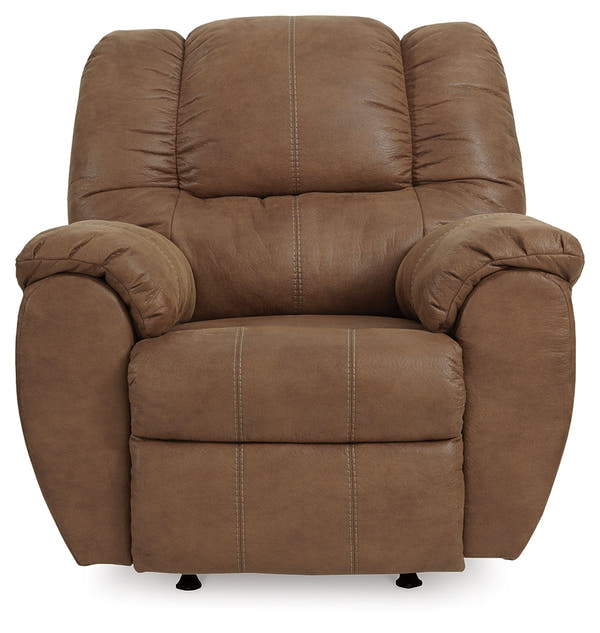 McGann Faux Leather Manual Rocker Recliner