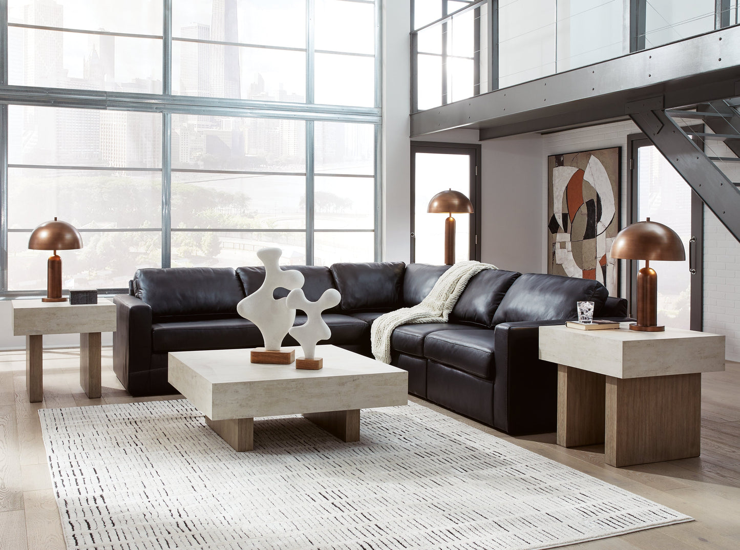 ModMax II Black 5-Piece Sectional