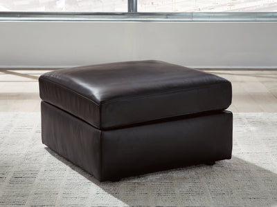 ModMax II Black Oversized Accent Ottoman