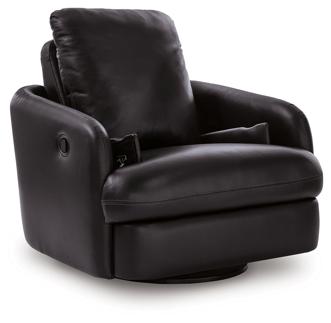 ModMax II Black Swivel Glider Recliner