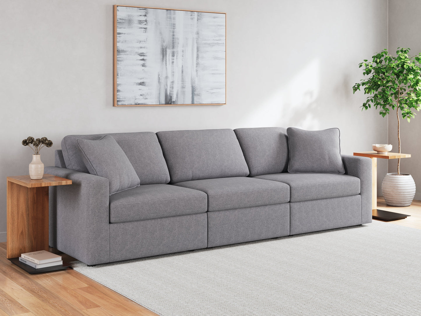 Modmax Granite 3-Piece Sectional Sofa