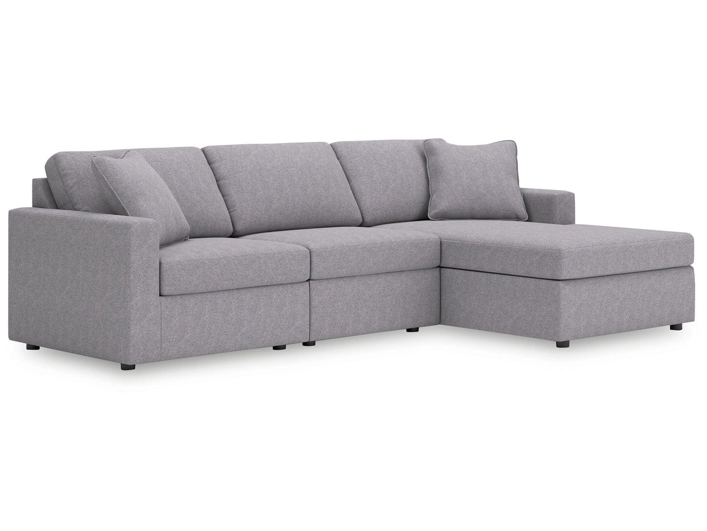 Modmax Granite 3-Piece Sectional with RAF Chaise