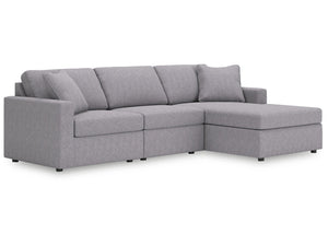 Modmax Granite 3-Piece Sectional with RAF Chaise