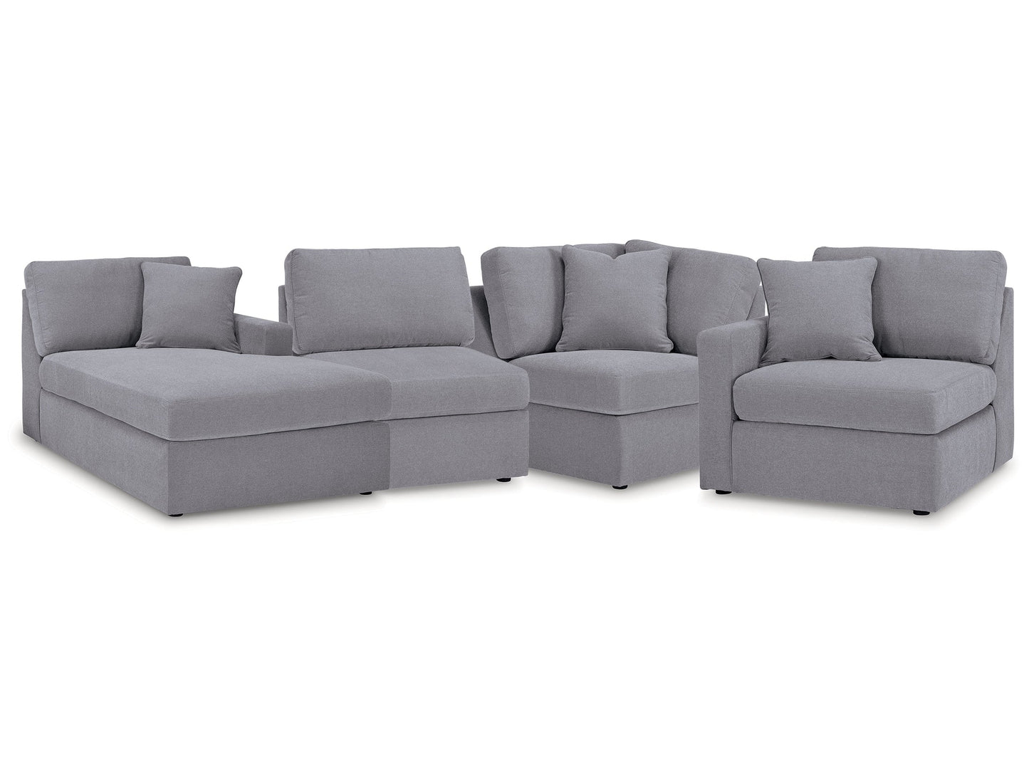 Modmax Granite 4-Piece Sectional w/Chaise