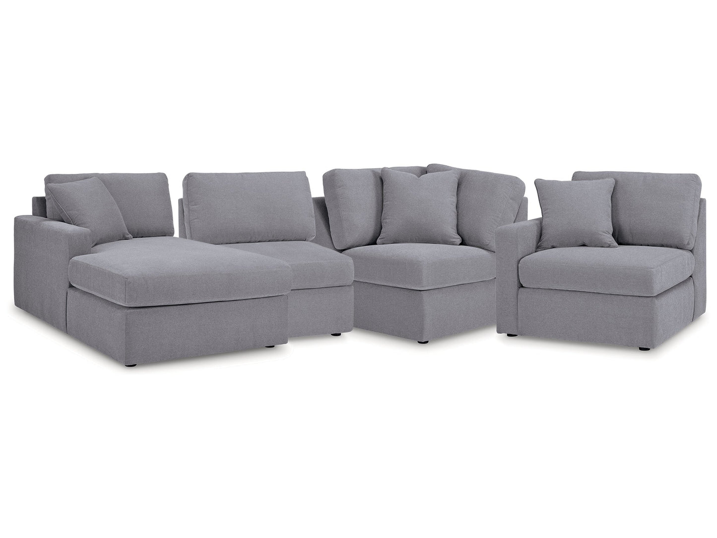 Modmax Granite 4-Piece Sectional with Chaise
