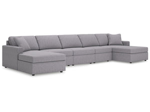 Modmax Granite 5-Piece Double Chaise Sectional