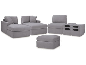 Modmax Granite 5-Piece Sectional & Ottoman