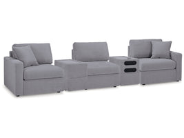 Modmax Granite 5-Piece Sectional w/Audio System