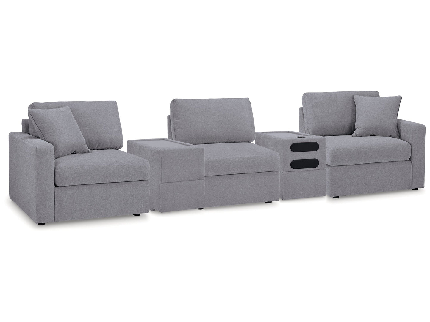 Modmax Granite 5-Piece Sectional w/Audio System