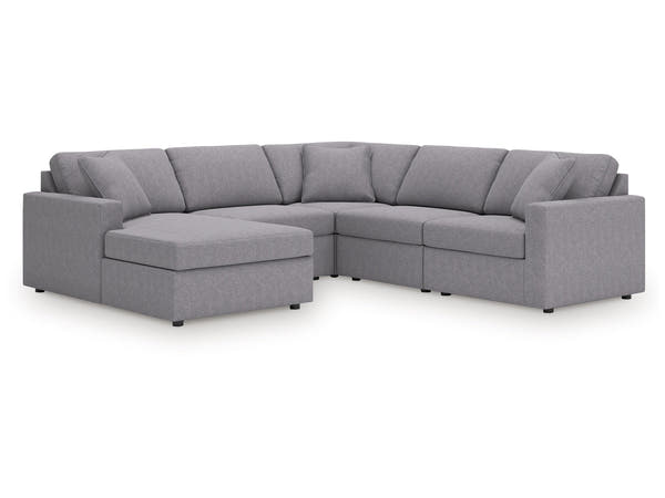 Modmax Granite 5-Piece Sectional with Chaise