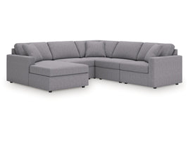 Modmax Granite 5-Piece Sectional with Chaise