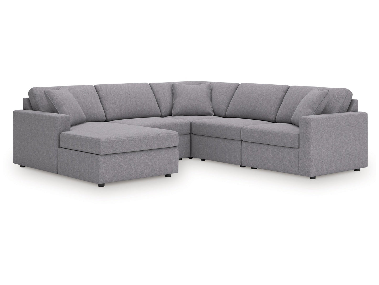 Modmax Granite 5-Piece Sectional with Chaise