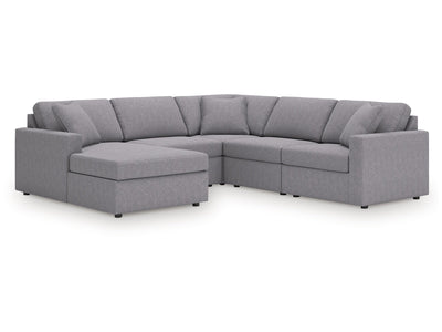 Modmax Granite 5-Piece Sectional with Chaise
