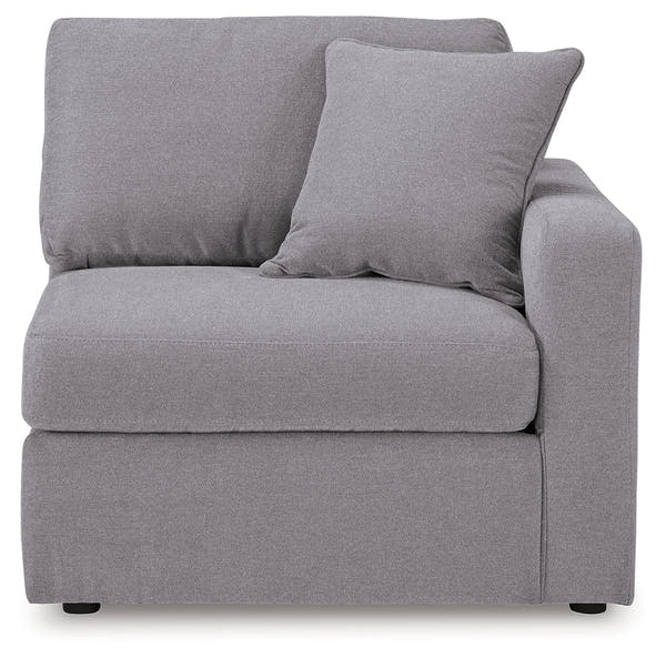 Modmax Granite 6-Piece Sectional and Oversized Accent Ottoman