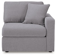 Modmax Granite 6-Piece Sectional and Oversized Accent Ottoman